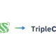 FinSS Global logo with an arrow to the new TripleC.ai logo
